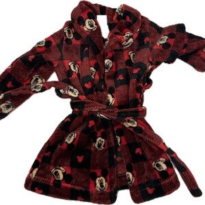 Red and Black Mickey Mouse Robe
